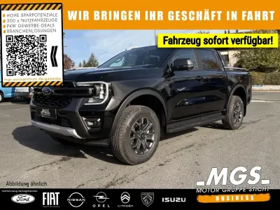 Nouă Ford Ranger Wildtrack 205 CP (150 kW) 2025 Negru Pickup