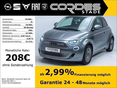 Gebraucht Fiat 500e 86 kW (118 PS) 2023 Colore esterno (mineral grau) Kleinwagen