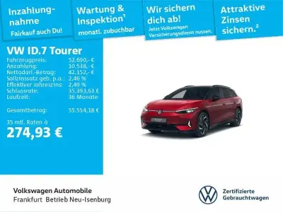 Gebraucht VW ID.7 GTX 250 kW (340 PS) 2025 Schwarz Kombi