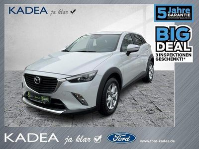 Mondsteinweiß metallic Gebraucht 2015 Mazda CX-3 Exclusive-Line SUV | 14.890 € (Fairer Preis)