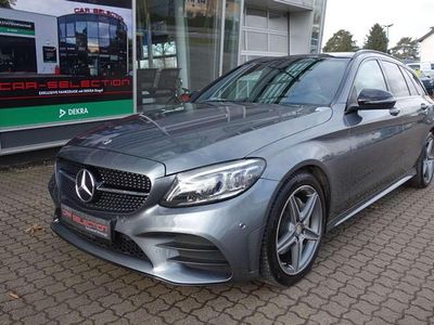 Gebraucht Mercedes C220 AMG 194 PS (142 kW) 2018 Indiumgrau Kombi