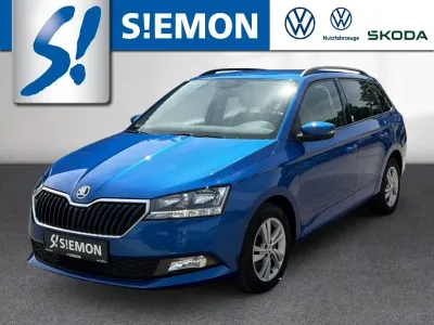 Gebraucht Skoda Fabia Ambition 95 PS (69 kW) 2021 Blau Kleinwagen