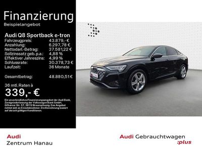 Gebraucht Audi e-tron Sportback Advanced Plus 250 kW (340 PS) 2023 Mythosschwarz metallic SUV