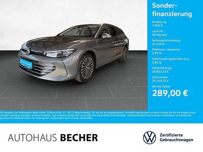 Grau Gebraucht 2024 VW Passat Elegance Kombi | 39.990 € (Fairer Preis)