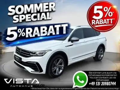 Gebraucht VW Tiguan Allspace R-line 150 PS (110 kW) 2023 Weiß SUV