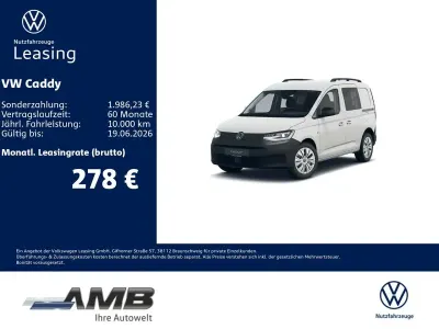 Neu VW Caddy 116 PS (85 kW) 2026 Candyweiß Van / Kleinbus