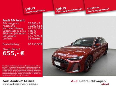 Rot Neu 2025 Audi A6 S-Line Kombi | 78.980 € (Fairer Preis)