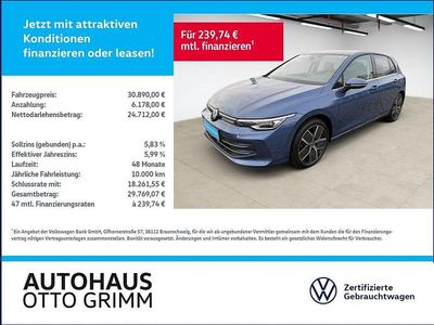 Gebraucht VW Golf VIII Style 150 PS (110 kW) 2025 Blau Limousine