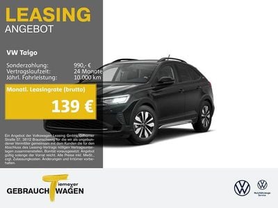 Gebraucht VW Taigo Goal 116 PS (85 kW) 2024 Schwarz SUV