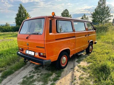 gebraucht VW T3 VWBulli - oranger Hingucker in gutem Zustand