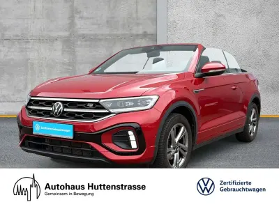 Gebraucht VW T-Roc Cabriolet R-line 150 PS (110 kW) 2022 Kings red metallic Cabrio