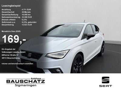 Neu Seat Ibiza Black Edition 116 PS (85 kW) 2025 Glacial weiß Kleinwagen