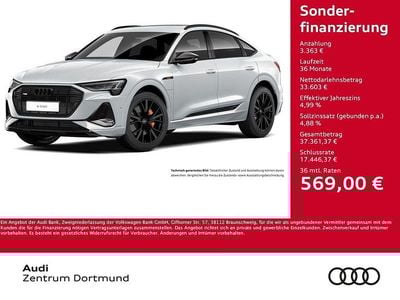 Gebraucht Audi e-tron Sportback S-Line 300 kW (408 PS) 2023 Gletscherweiß metallic SUV