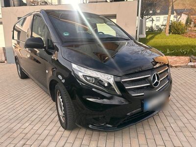 gebraucht Mercedes Vito Mixto 119 CDI Extralang schwarz metallic