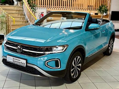 Gebraucht VW T-Roc Cabriolet 150 PS (110 kW) 2024 Blau Cabrio