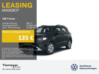 Gebraucht VW T-Cross IQ Drive 95 PS (69 kW) 2025 Schwarz SUV