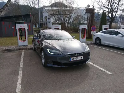 Brugt Tesla Model S 231 kW (315 HK) 2017 Blå Hatchback