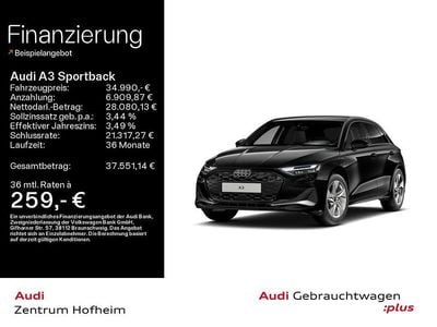 Second-hand Audi A3 Advanced 204 CP (150 kW) 2025 Negru Berlinǎ