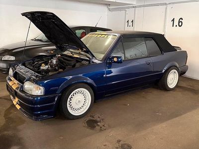 Gebraucht Ford Escort Cabriolet 105 PS (77 kW) 1990 Blau Cabrio