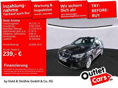 Gebraucht Seat Arona FR 110 PS (80 kW) 2024 Schwarz SUV