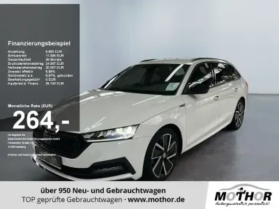 Brugt Skoda Octavia SportLine 150 HK (110 kW) 2022 Hvid Stationcar