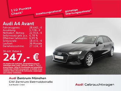 gebraucht Audi A4 Avant 35 TFSI S tronic LED/Navi/PDC+/Assistenz