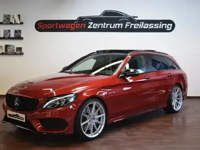 Brugt Mercedes C43 AMG AMG 367 HK (269 kW) 2017 Rød Stationcar