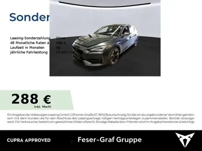 Gebraucht Cupra Leon 150 PS (110 kW) 2023 Magnetic grau metallic Limousine