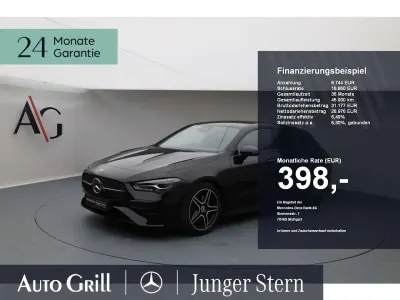 Gebraucht Mercedes CLA200 Shooting Brake AMG 150 PS (110 kW) 2023 Metalliclack kosmosschwarz Kombi