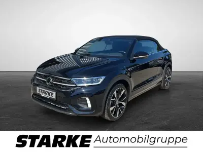 Gebraucht VW T-Roc Cabriolet R-line 150 PS (110 kW) 2023 Schwarz Cabrio