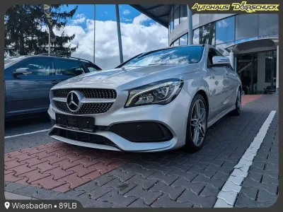 Gebraucht Mercedes CLA200 Shooting Brake AMG line 136 PS (100 kW) 2017 Silber Kombi