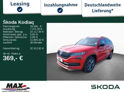 Gebraucht Skoda Kodiaq SportLine 190 PS (139 kW) 2020 Rot SUV