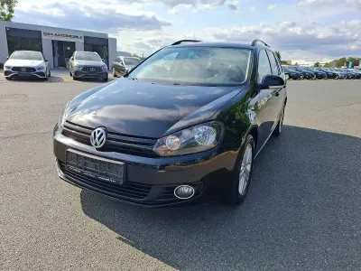 Gebraucht VW Golf VI Match 105 PS (77 kW) 2012 Schwarz Kombi