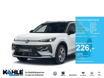 Neu VW T-Roc Life 150 PS (110 kW) 2026 Pure white uni / schwarz uni SUV