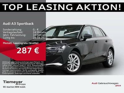 Używany Audi A3 Advanced 150 KM (110 kW) 2024 Czarny Sedan/Limuzyna