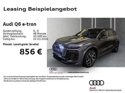Gebraucht Audi Q6 e-tron S-Line 284 kW (387 PS) 2026 Grau SUV