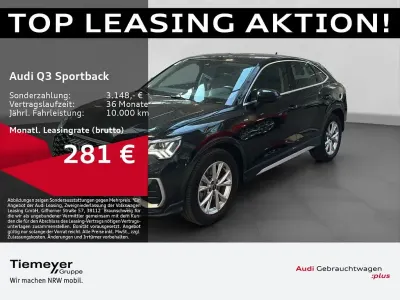 Gebraucht Audi Q3 Sportback S-Line 245 PS (180 kW) 2023 Schwarz SUV