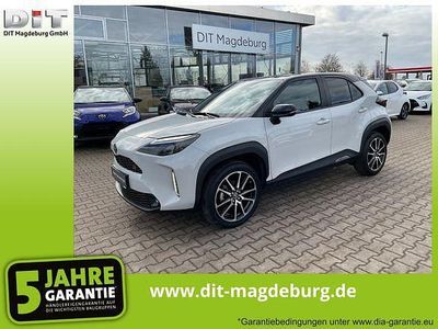 Gebraucht Toyota Yaris Hybrid Sport 116 PS (85 kW) 2022 Dynamic grey silber metallic, dach schwarz