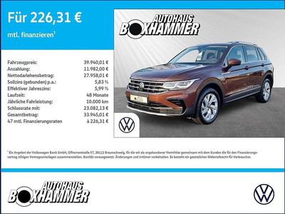 Usata VW Tiguan Elegance 150 CV (110 kW) 2023 Marrone SUV