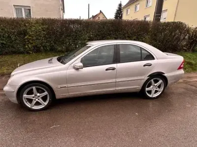 Brugt Mercedes C180 143 HK (105 kW) 2003 Sølv Sedan