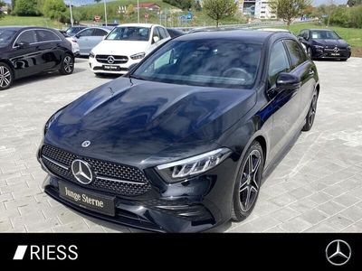Gebraucht Mercedes A200 AMG 150 PS (110 kW) 2024 Metalliclack kosmosschwarz Limousine