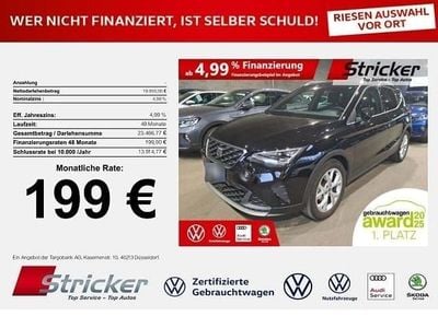 Gebraucht Seat Arona FR 116 PS (85 kW) 2025 Midnight schwarz metallic (metallic) SUV