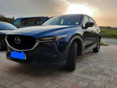 Gebraucht Mazda CX-5 Exclusive-Line 165 PS (121 kW) 2017 Blau SUV