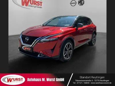 Gebraucht Nissan Qashqai Tekna 158 PS (116 kW) 2022 Rot SUV