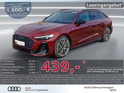 Gebraucht Audi A5 S-Line 204 PS (150 kW) 2025 Grenadinerot metallic Kombi