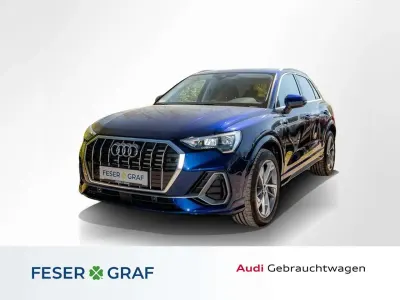 Gebraucht Audi Q3 S-Line 150 PS (110 kW) 2023 Navarrablau metallic SUV