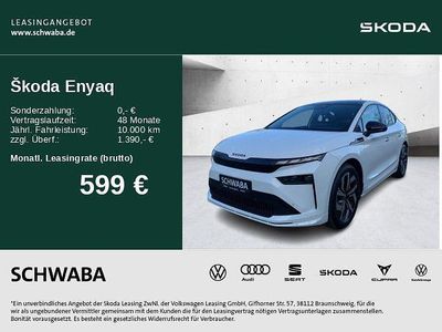 Weiß Neu 2026 Skoda Enyaq iV SportLine SUV | 56.960 € (Fairer Preis)