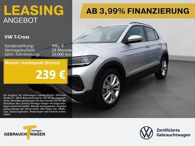Silber Gebraucht 2024 VW T-Cross Life SUV | 22.690 € (Fairer Preis)