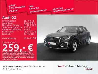 Gebraucht Audi Q2 Advanced 110 PS (80 kW) 2023 Brillantschwarz SUV