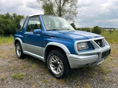 Brugt Suzuki Vitara 132 HK (97 kW) 1998 Blå Cabriolet